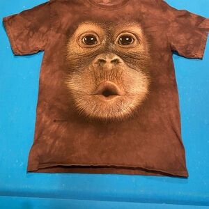 Brown Monkey Shirt Size Medium